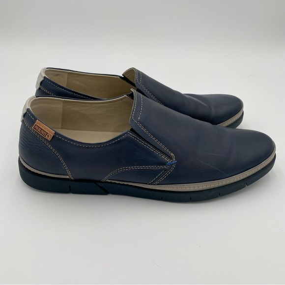 Pikolinos Men\'s Leather Palamos Mor Slip On Loafers Flats Shoes Navy Size 11.5‎ main image 4